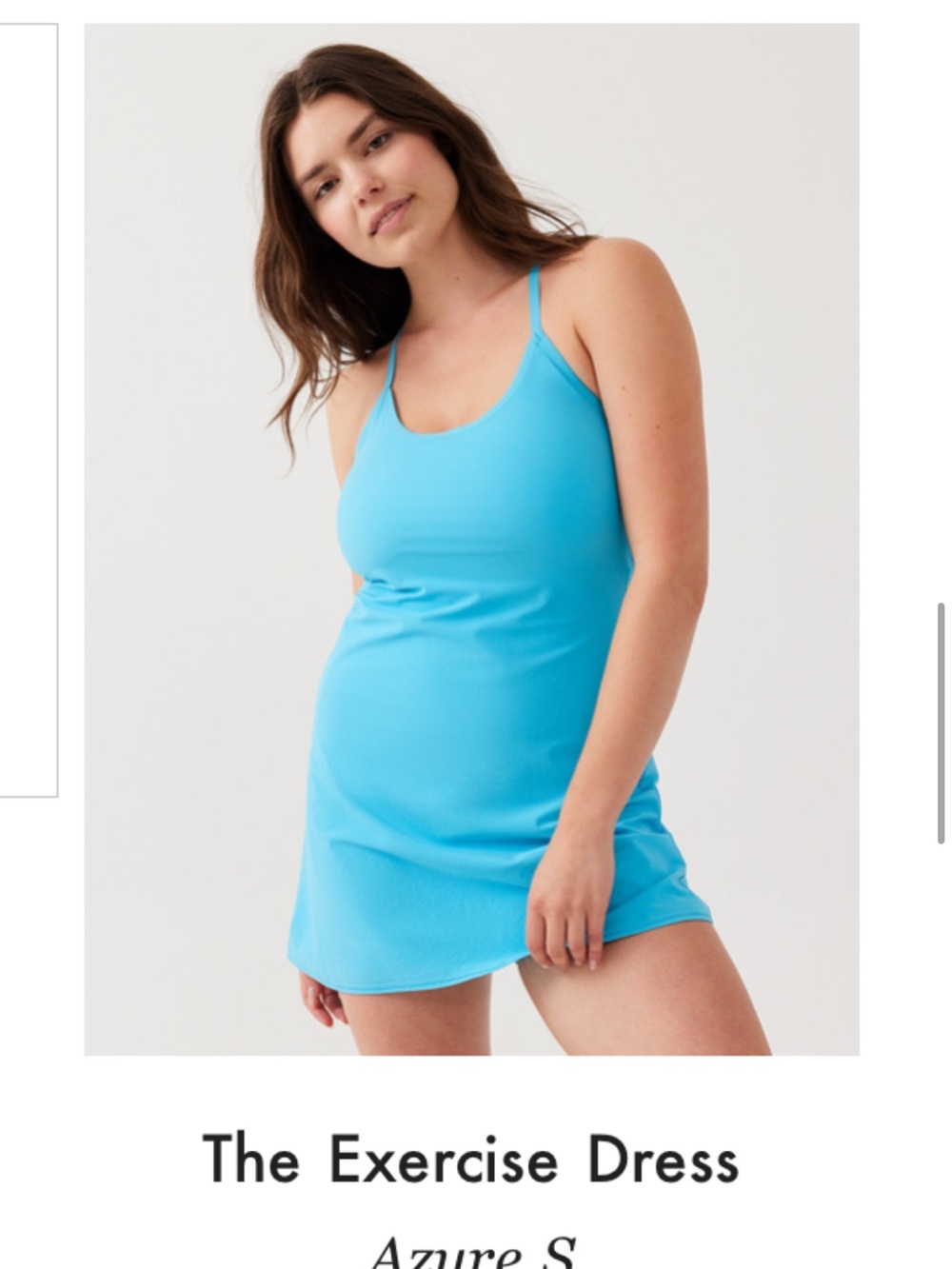 Outdoor Voices Azure Blue Exercise Dress